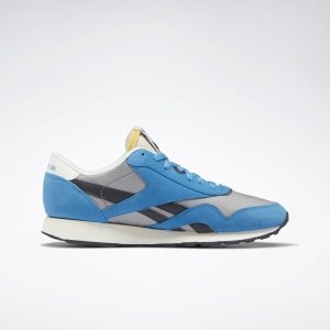 Reebok Classic Nylon Turnschuhe Herren - Blau/Grau - DE 890-ILU